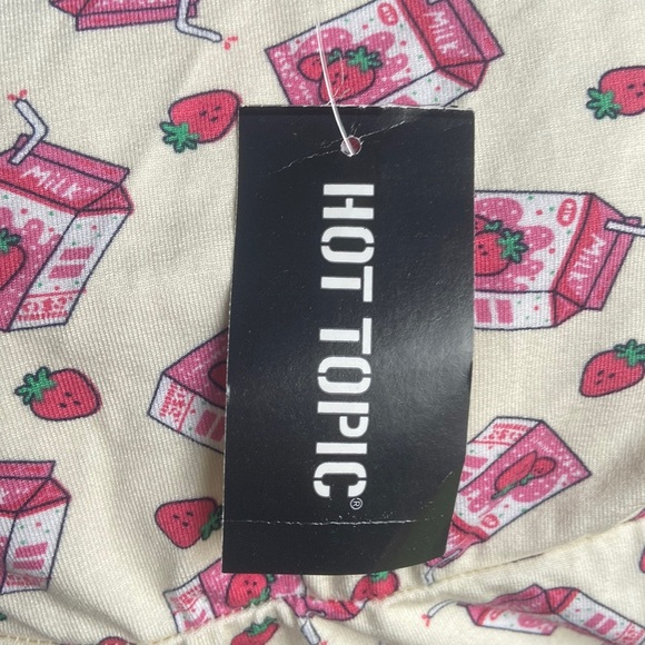 NWT Midnight Hour Strawberry Milk Carton Collar Dress Women's Plus Size 3X - Picture 7 of 10